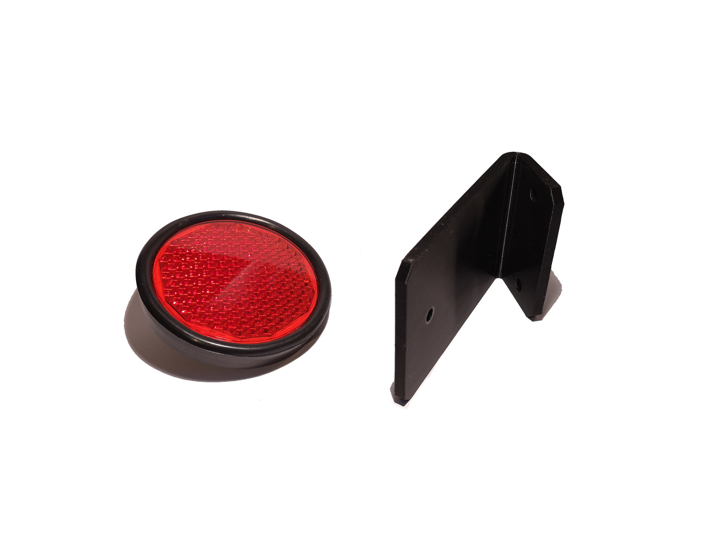 Halterung für Rückstrahler am MB trac aus Kunststoff mit Katzenauge